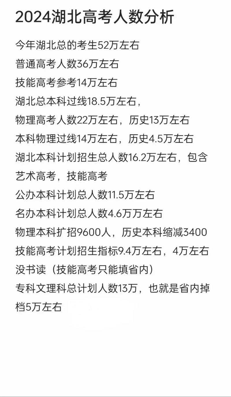 湖北高考人数2024年多少人