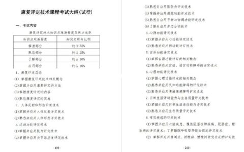 康复治疗技术专升本考哪些科目