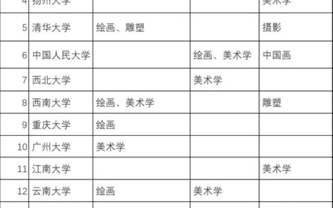 综合分录取的艺术类大学