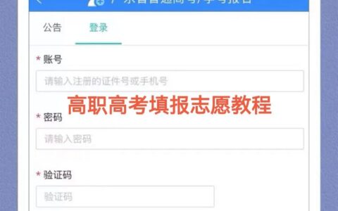 高考志愿填报官网入口