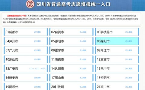 2024年普通高校招生网上报名入口