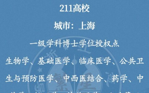 海军军医大学是985还是211