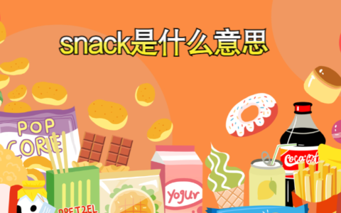 snacks可数吗