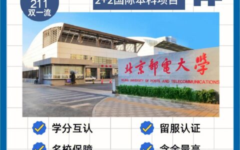 北京邮电大学中外合作办学招生简章