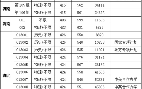 湖南工业大学科技学院艺术分数线