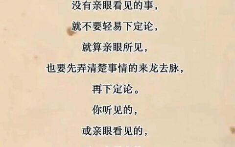 不置一词(详解)