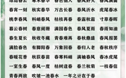 春色满园的意思_解释_用法