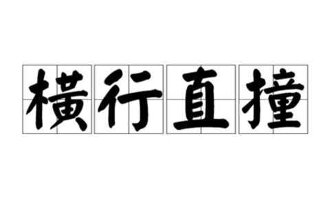 横冲直撞的释义_解释_出处