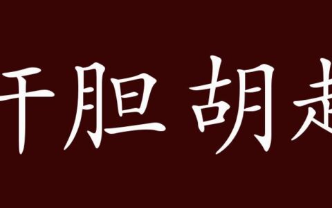 肝胆胡越的解释_意思_来源