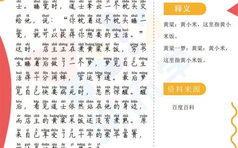 黄粱一梦的释义_解释_出处
