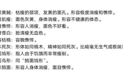 槁项黄馘的解释_意思_来源