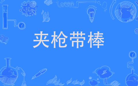 夹枪带棍的释义_解释_出处