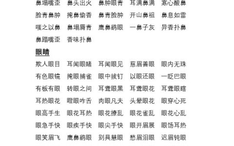 耳满鼻满的解释_意思_来源