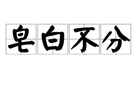 皂白不分的解释_用法_来源