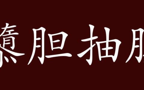 隳胆抽肠的释义_解释_出处