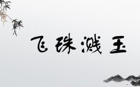 飞珠溅玉的解释_意思_来源