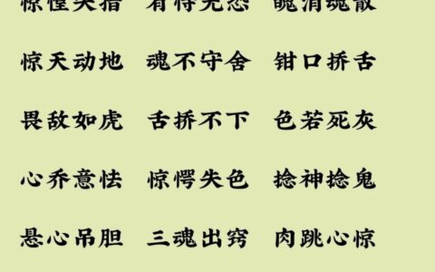 魂惊魄落的释义_解释_出处