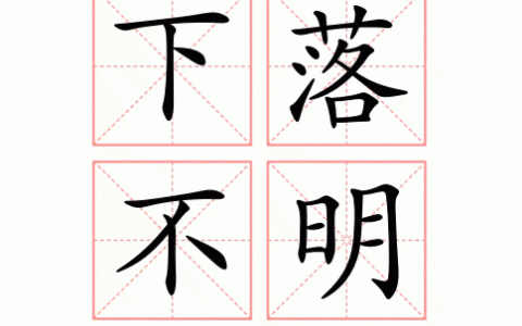 下落不明的解释_用法_来源