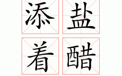 添盐着醋的解释_用法_来源