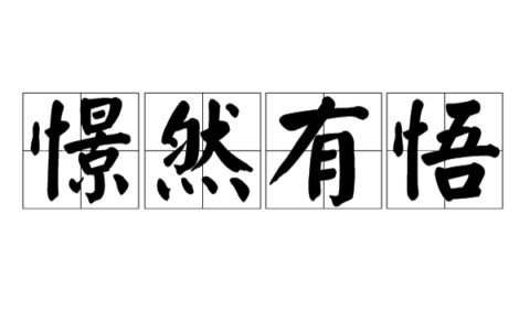 憬然有悟的释义_解释_出处