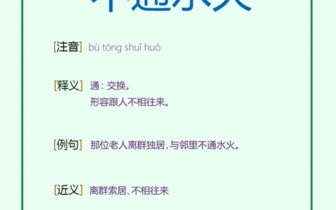 水火不避的解释_用法_来源