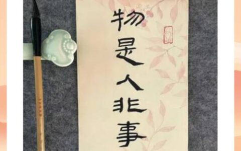 人非物是的解释_用法_来源