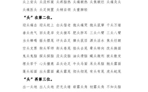 头上安头的解释_用法_来源