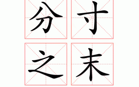 分寸之末的解释_意思_来源