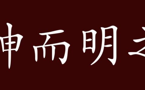 神而明之的解释_用法_来源