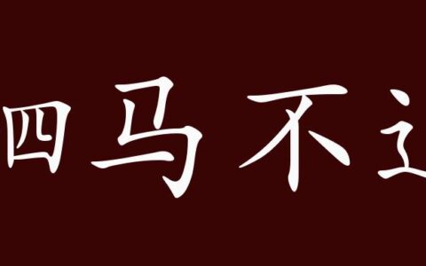 驷马不追的解释_用法_来源