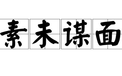 素未谋面的解释_用法_来源
