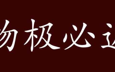 物极将返的解释_用法_来源