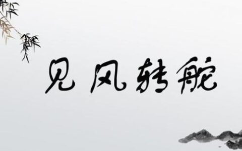 见风转舵的释义_解释_出处