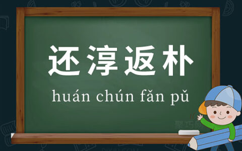 还淳反素的解释_意思_来源