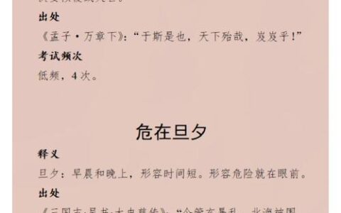 见危致命的释义_解释_出处