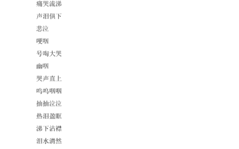 号啕大哭的释义_解释_出处