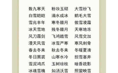 冬日可爱的解释_意思_来源