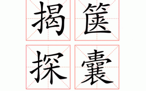 揭箧探囊的释义_解释_出处