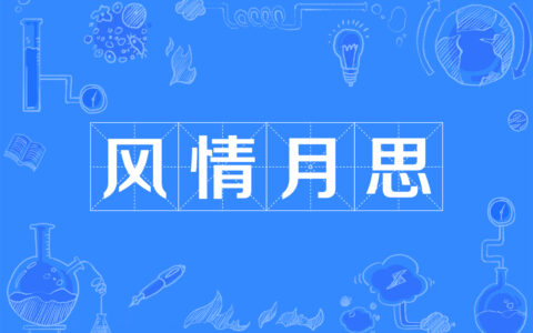 风情月思的解释_意思_来源