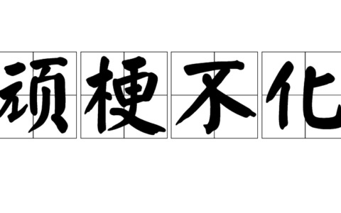 顽梗不化的解释_用法_来源