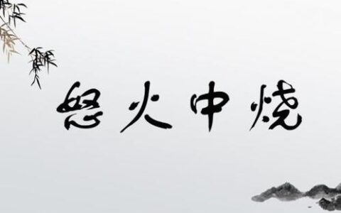 忿火中烧的解释_意思_来源