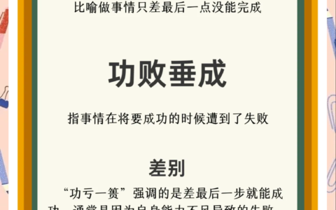 功亏一篑的解释_意思_来源