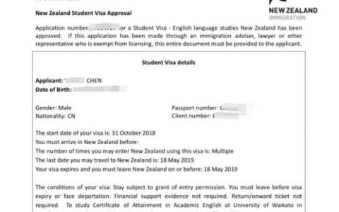 新西兰留学硕士申请条件