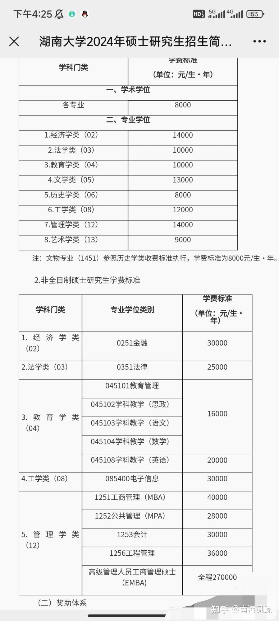 湖南大学预科班招生简章