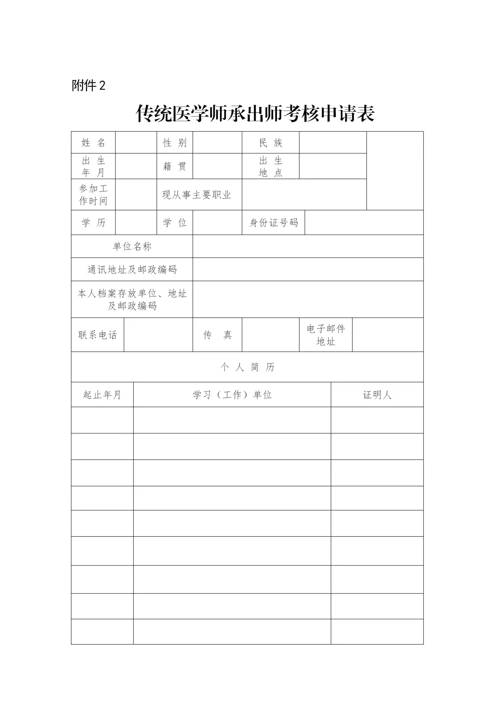 中级职称考试报名