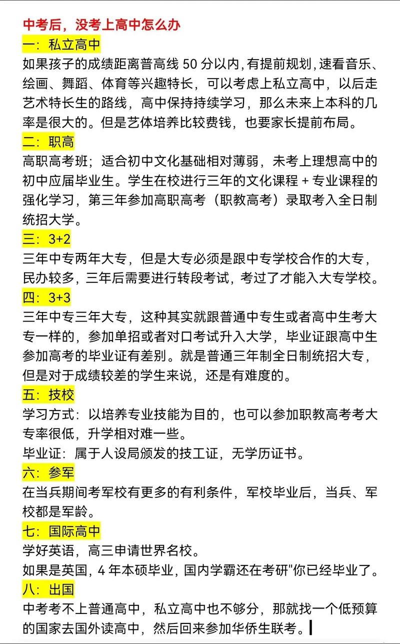 没考上大学可以上什么学校