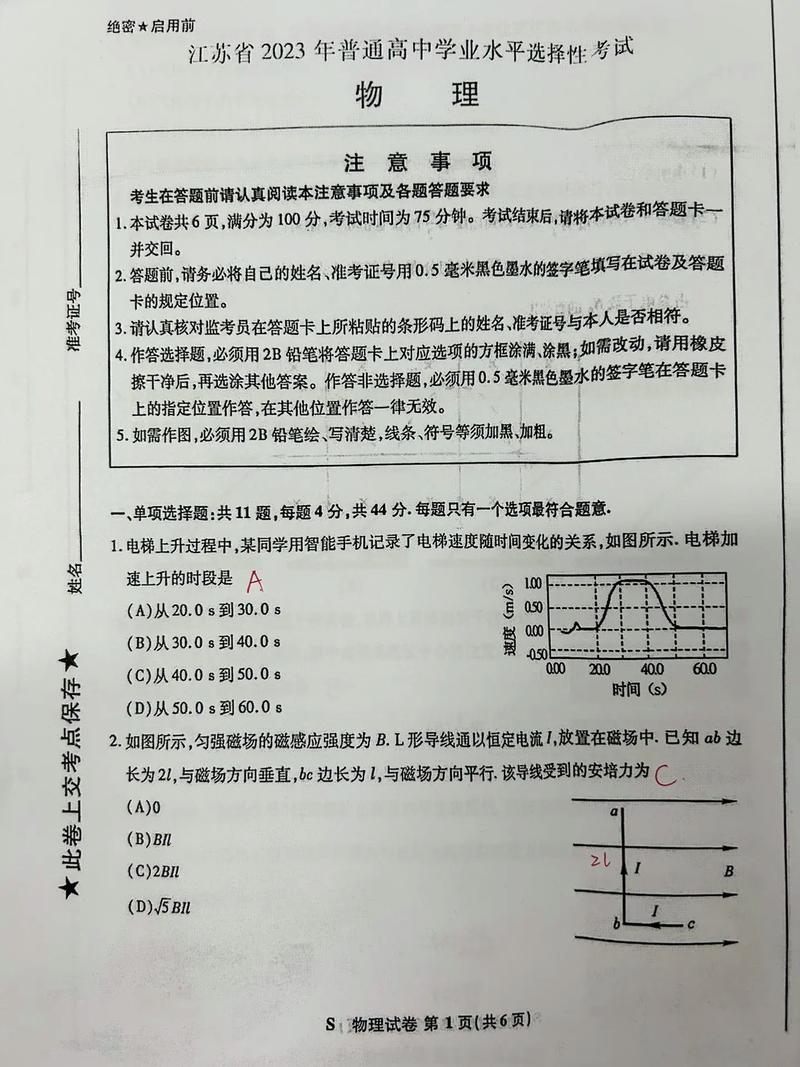 江苏高考用的是什么卷