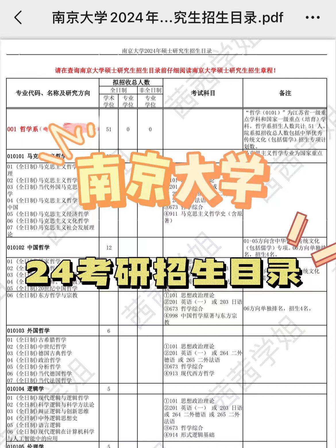 南京大学研究生招生网2024