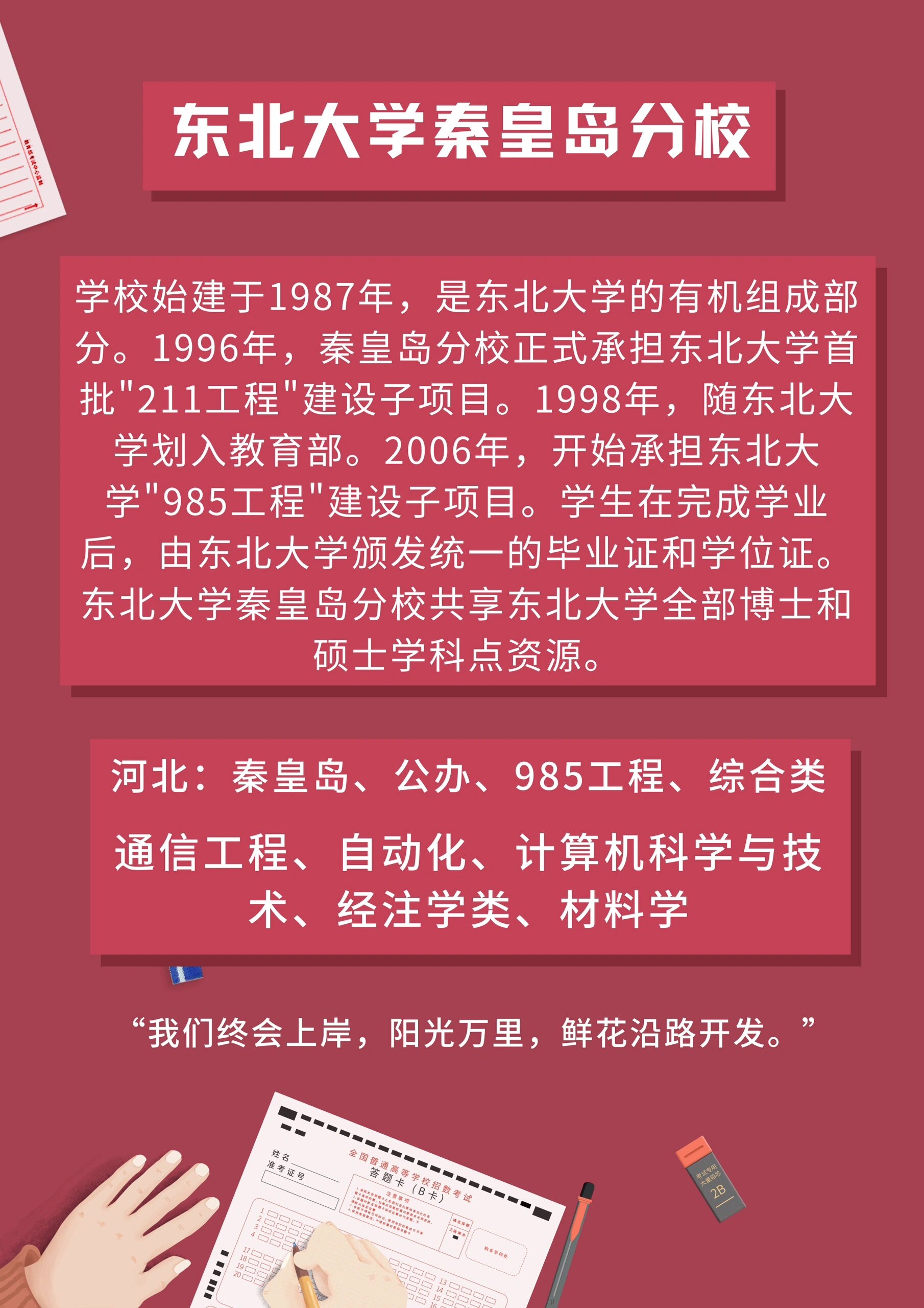 东北大学秦皇岛分校中外合作办学