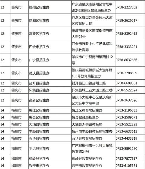 广东省高考招生办电话